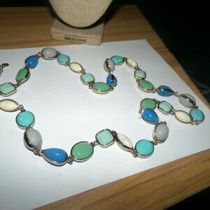 vintage heavy necklace marked T